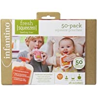 Infantino - 24377 - Pack de Bolsas Fresh Squeezed Infantino 120 ml 50 uds